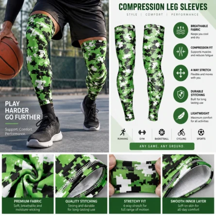 Custom Camo Compression Sleeves & Warmers - Image 8