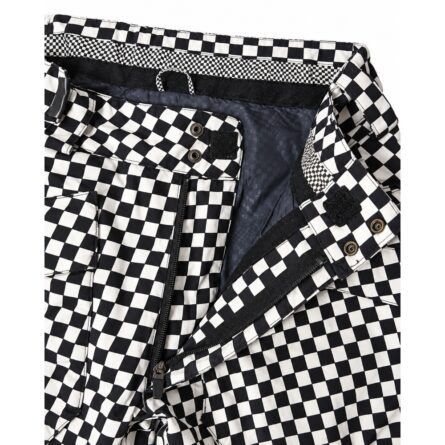 Custom Checkerboard Cargo Snowboarding Pants - Image 5