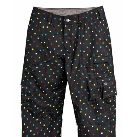 Custom Multicolor Pixel Snowboarding Pants - Image 4