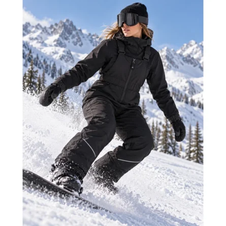 Custom Black Insulated Snow Bib - Image 5