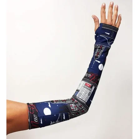 Custom Splatter Thumb-Hole Arm Sleeves - Image 4
