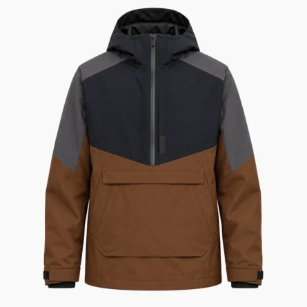 Custom Hooded Half-Zip Ski Pullover Jacket