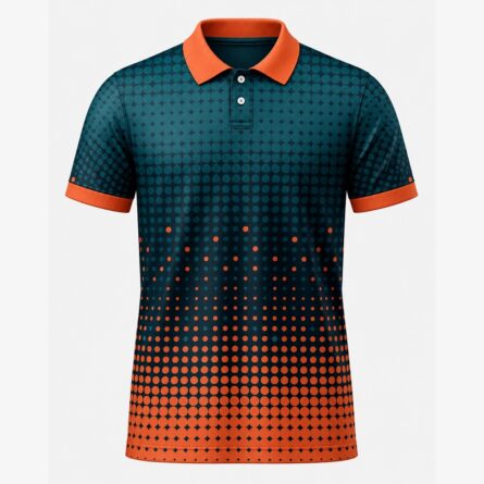 Customs Gradient Dot Soccer Polo Jersey