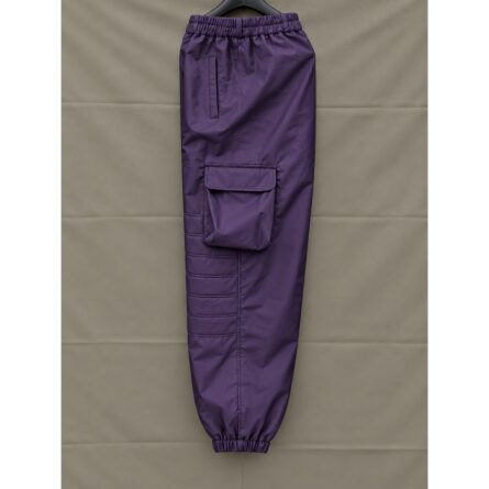 Custom Purple Quilted Cargo Snowboarding Pants - Image 5