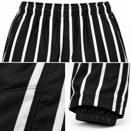 Custom Striped Baggy Snowboarding Pants - Image 3