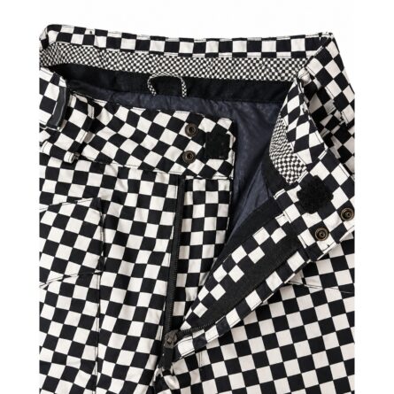 Custom Checkerboard Cargo Snowboarding Pants - Image 2